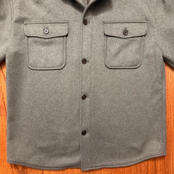 Reiss Liam Wool-Blend Jacket in Gray size L - Picture 8 of 16